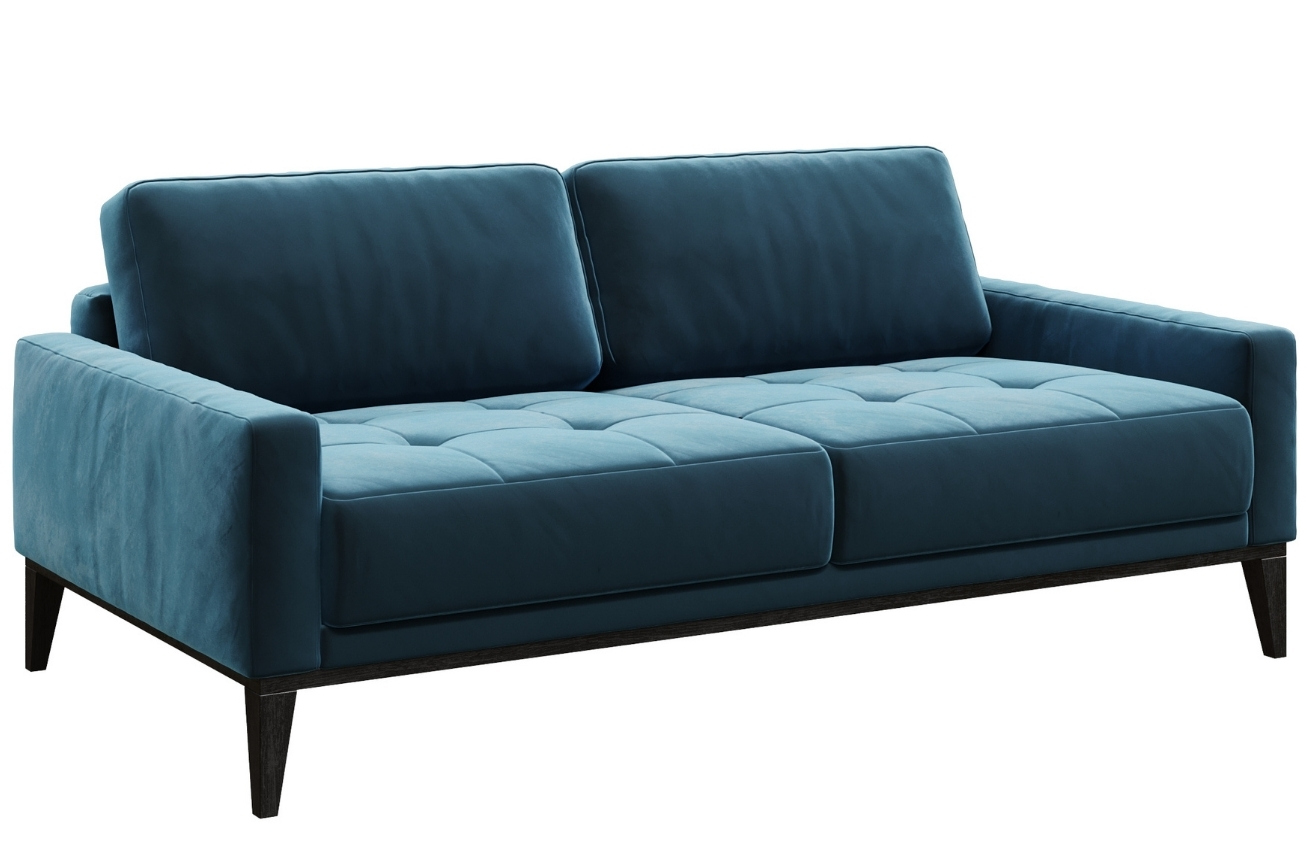Mesonica Sametová pohovka Musso Tufted 173 cm