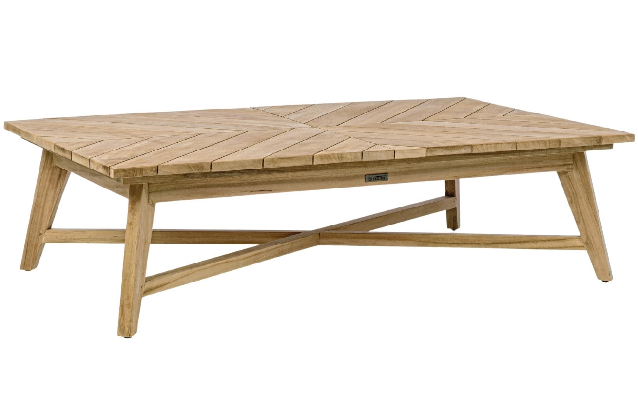 Bizzotto Teakový zahradní konferenční stolek Coachella 120 x 70 cm
