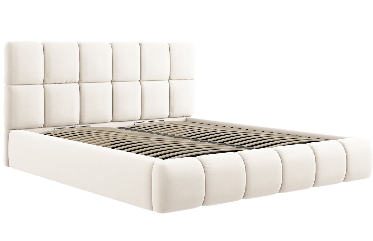 Micadoni Sametová postel Bellis 200 x 200 cm