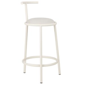 noo.ma Béžová čalouněná barová židle Hogo II. 68 cm