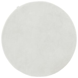 Jotex Bílý kulatý koberec CORAL 120 cm