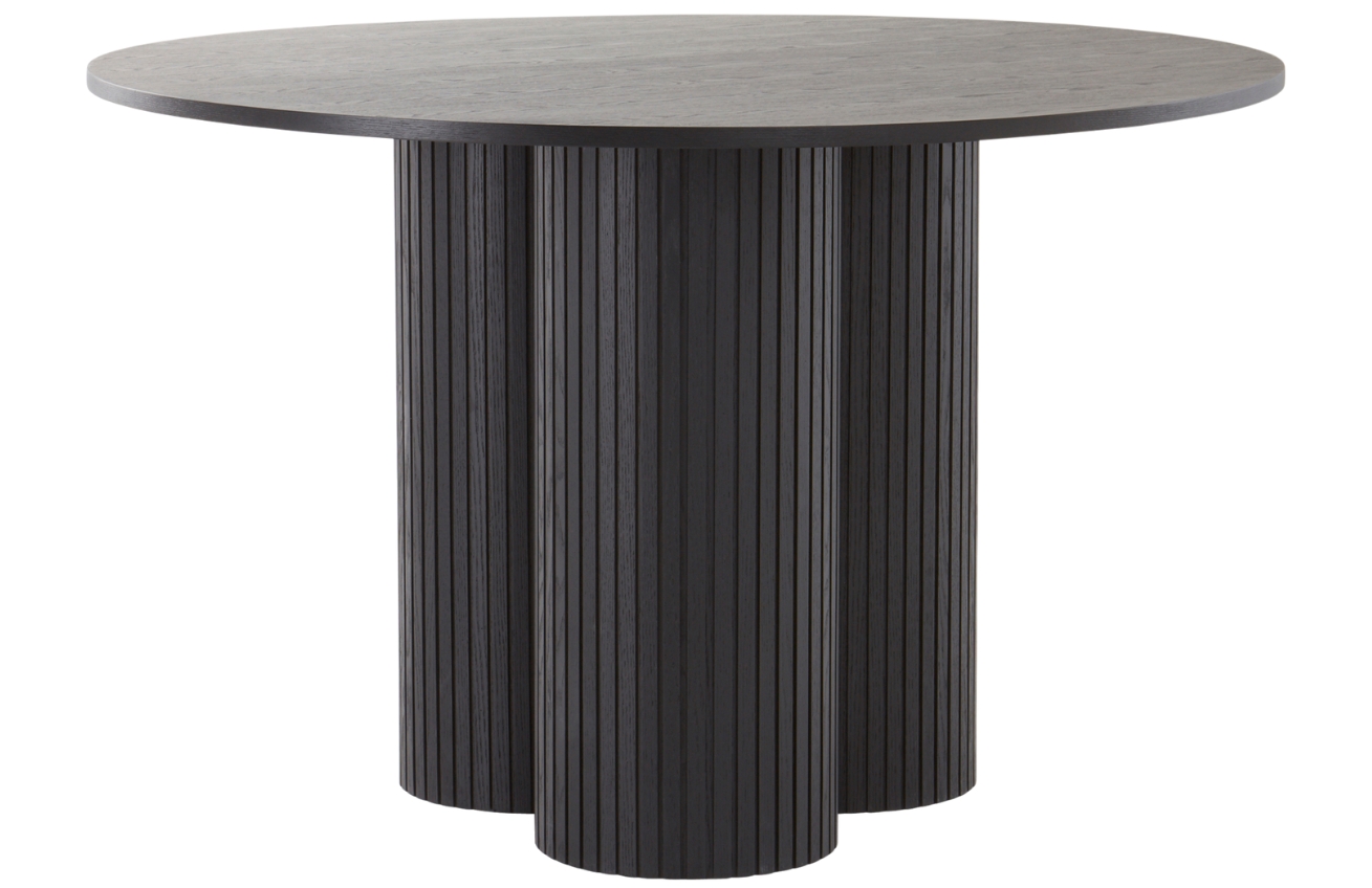 Jotex Černý dřevěný jídelní stůl TAVIRA 120 cm