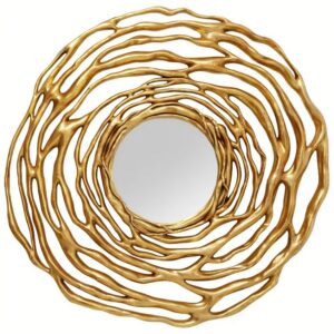 Kare Design Závěsné zrcadlo Twiggy Ø 121 cm