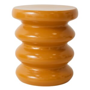 HKLIVING Oranžovohnědý odkládací stolek Allure 29 cm