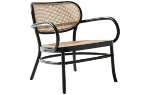 Jotex Dřevěné lounge křeslo BETTY s výpletem