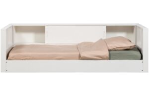 WOOOD Bílá dřevěná postel Carter 90 x 200 cm