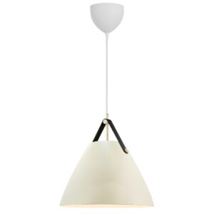 Nordlux Světle hnědé závěsné světlo Strap 36 cm