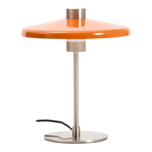 Kave Home Oranžová kovová stolní lampa Nuvira