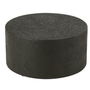 J-line Černý odkládací stolek Cylinder 60 cm