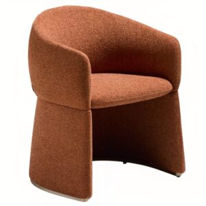 Kave Home Terakotově červená jídelní židle Bosca