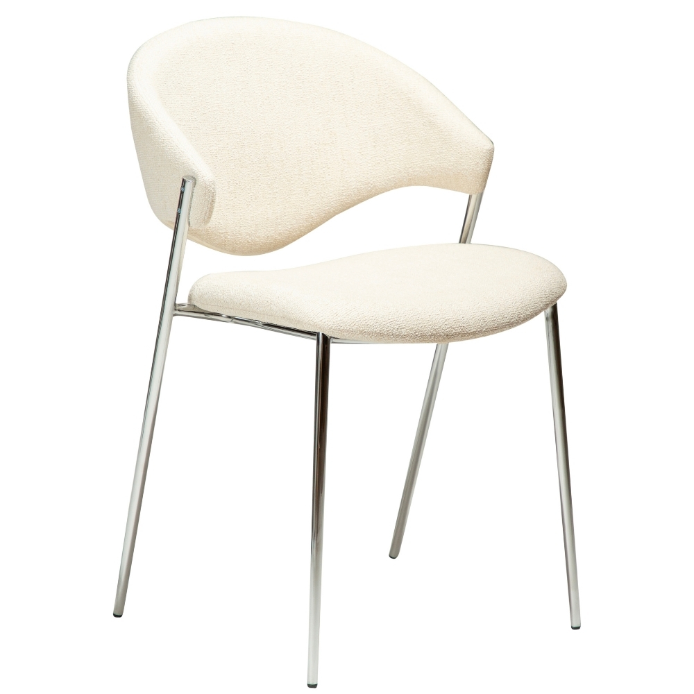​​​​​Dan-Form Krémově bílá bouclé jídelní židle DAN-FORM Zone
