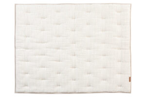 Bílo-béžová podložka do hracích ohrádek Quax Natural