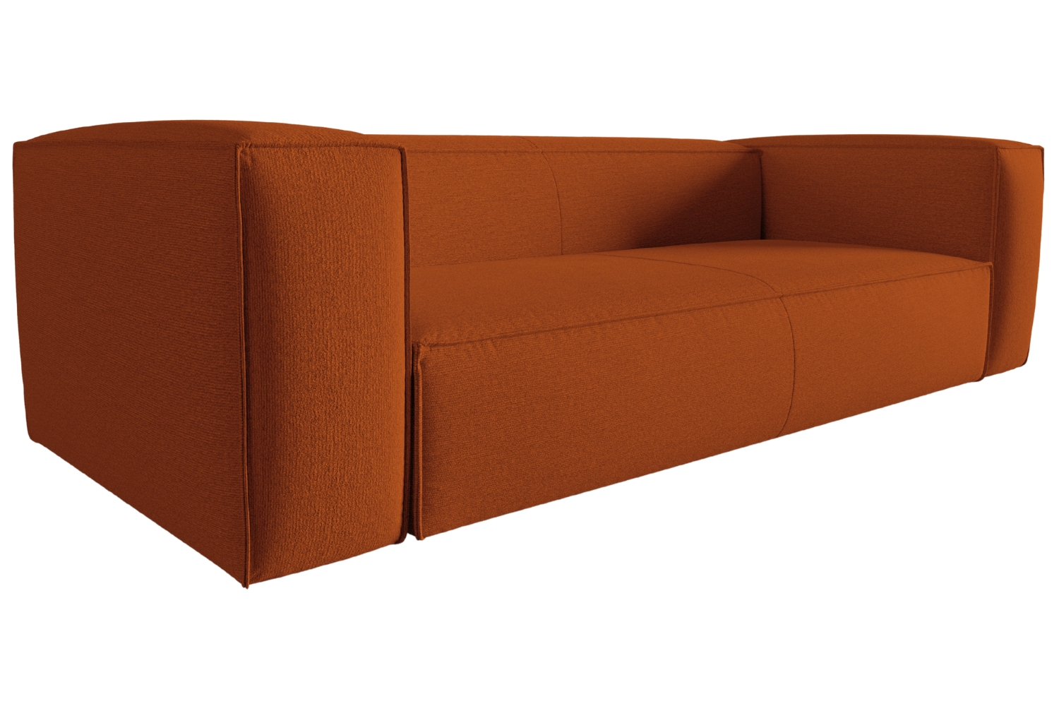 Cosmopolitan Design Terakotově oranžová čtyřmístná pohovka Mackay 230 cm