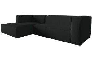 Cosmopolitan Design Antracitově šedá rohová pohovka Mackay 282 cm