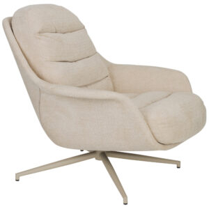 Béžové otočné křeslo ZUIVER PHILLY