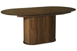 Unique Furniture Tmavý dubový rozkládací jídelní stůl Nola 180/230 x 95 cm