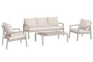 Bizzotto Béžový hliníkový zahradní set pohovky