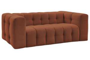 Bobochic Paris Terakotově oranžová rozkládací pohovka Cloud 228 cm